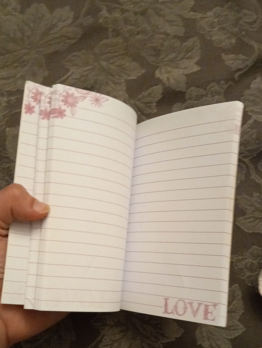 Colorful "LOVE" Floral Notebook - Picture 3 of 4
